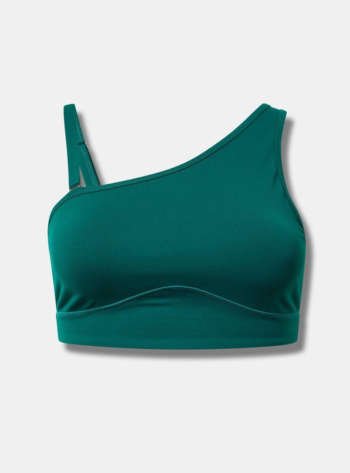 Low Impact Wireless One Shoulder Active Sports Bra