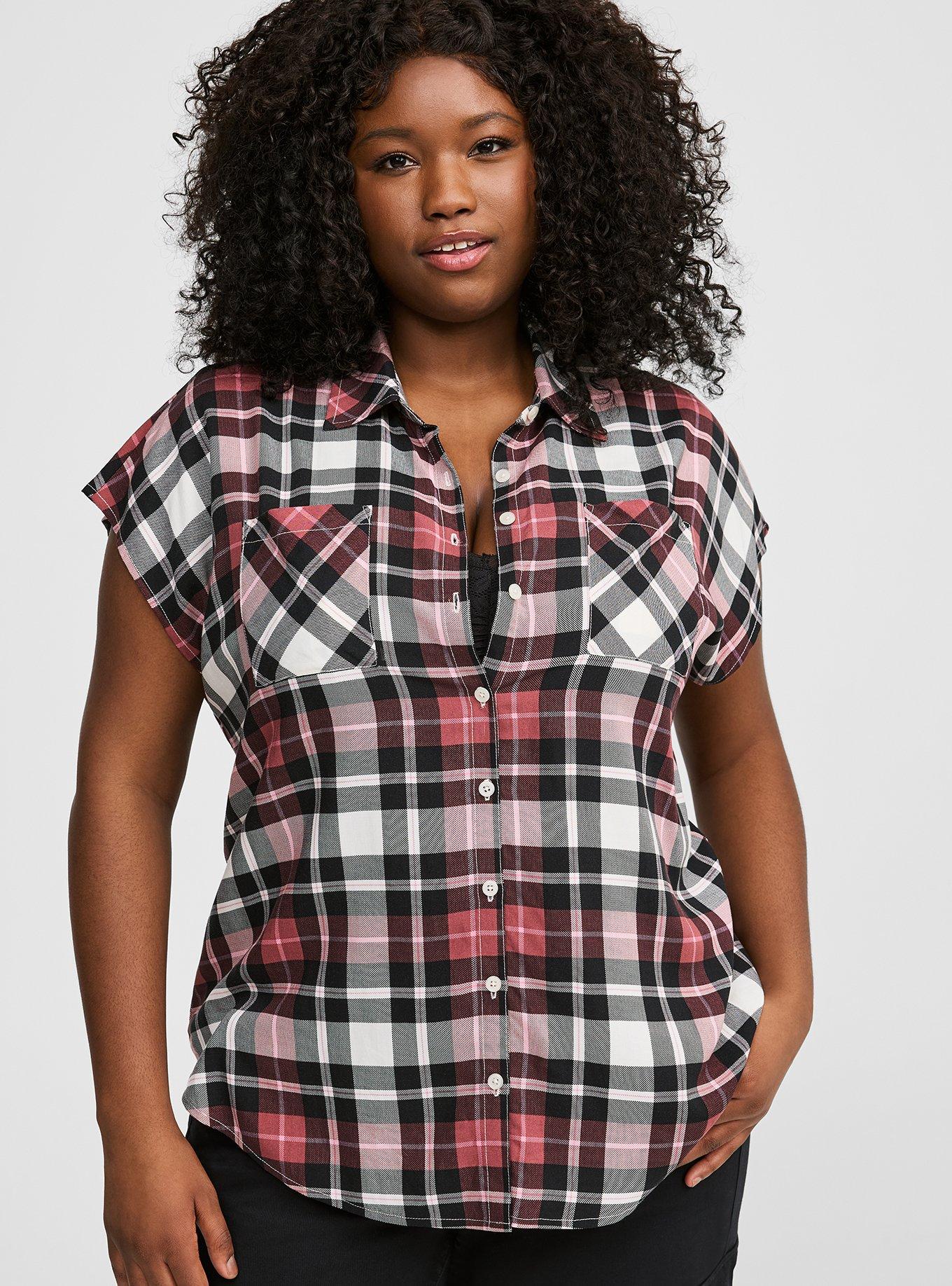 Challis Dolman Button Up Shirt