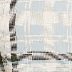 Challis Dolman Button-Up Shirt, POISED PLAID WROUGHT IRON, swatch