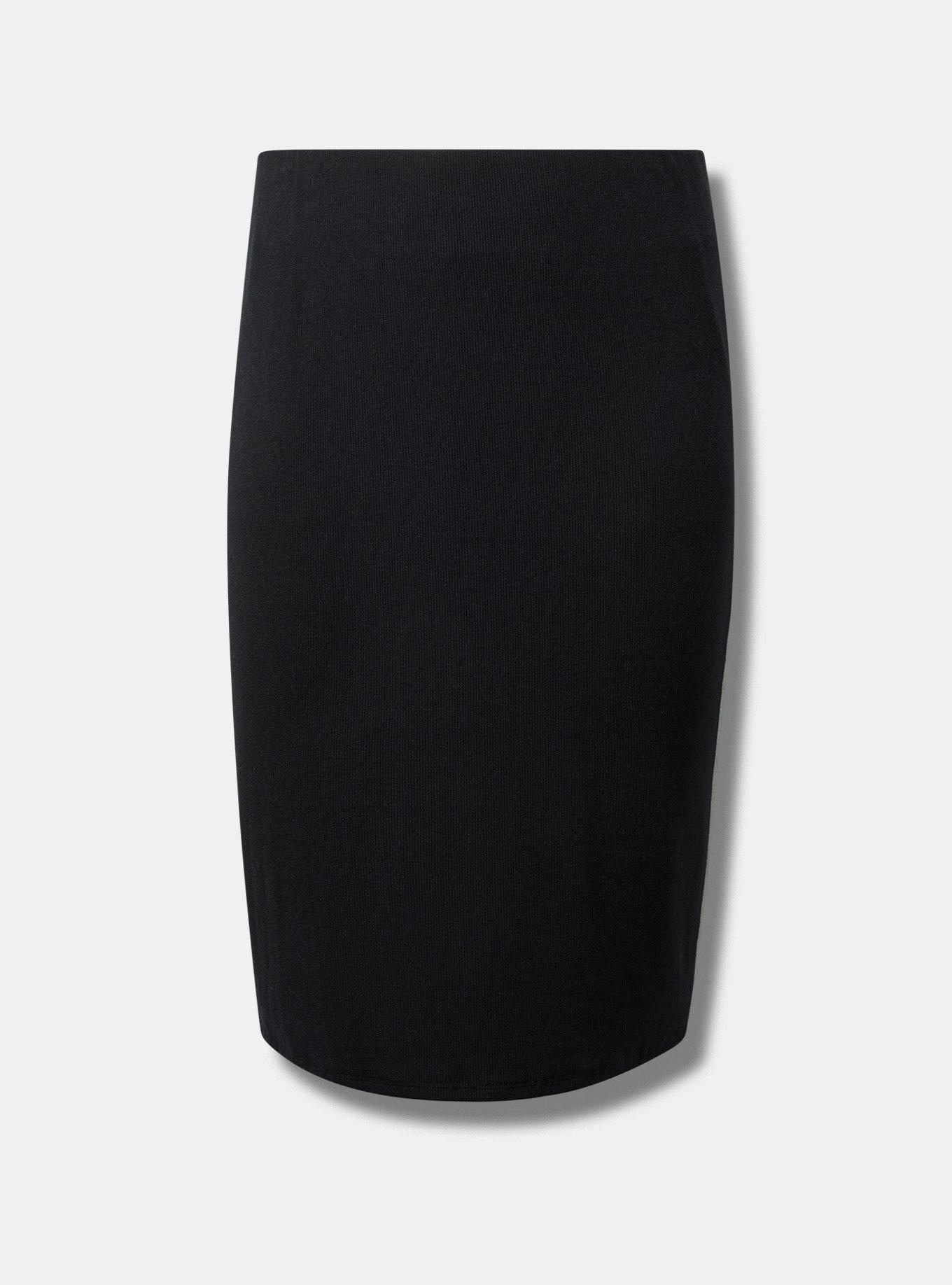 Midi Rib Column Skirt