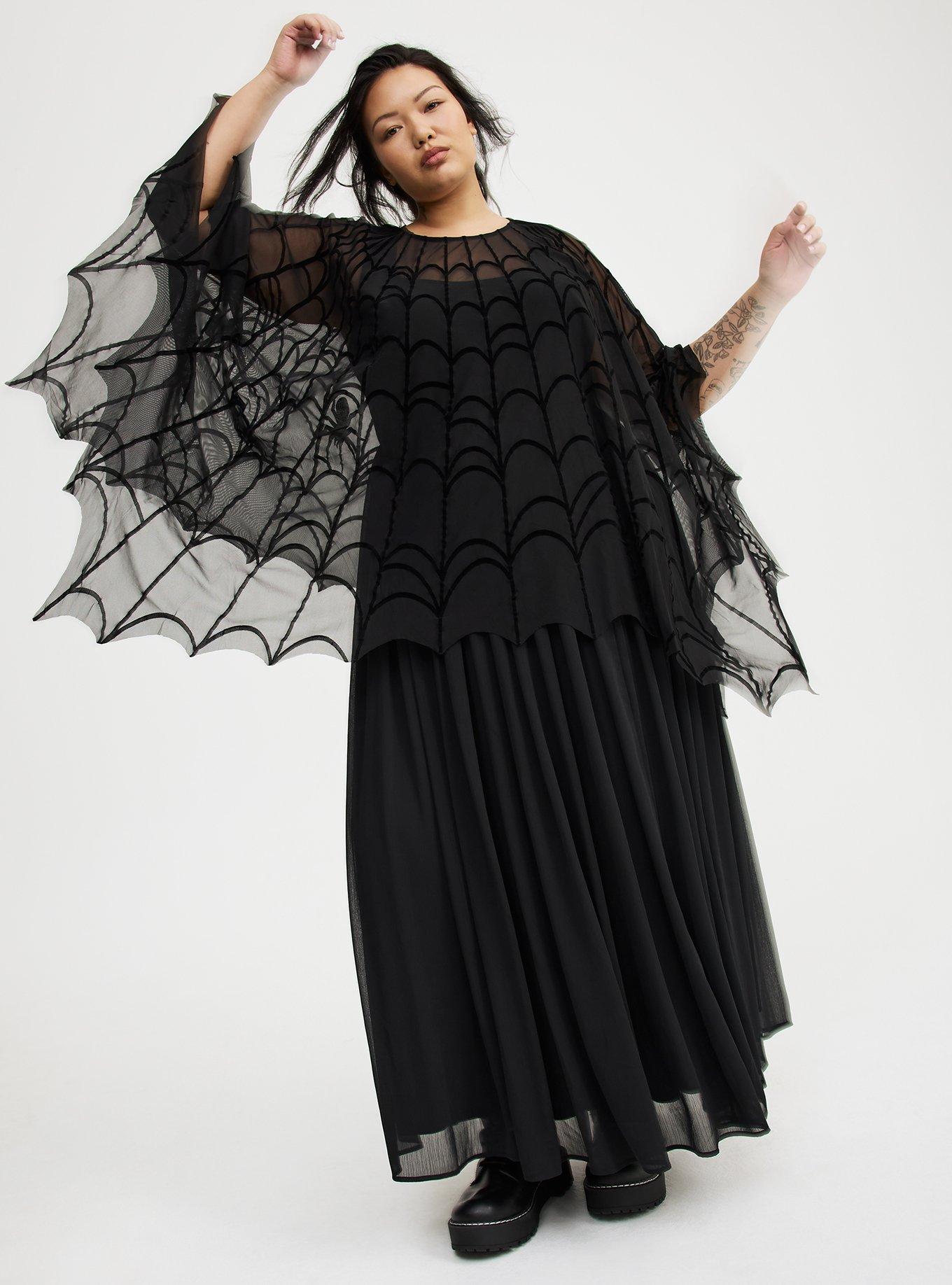 Spiderweb Mesh Poncho