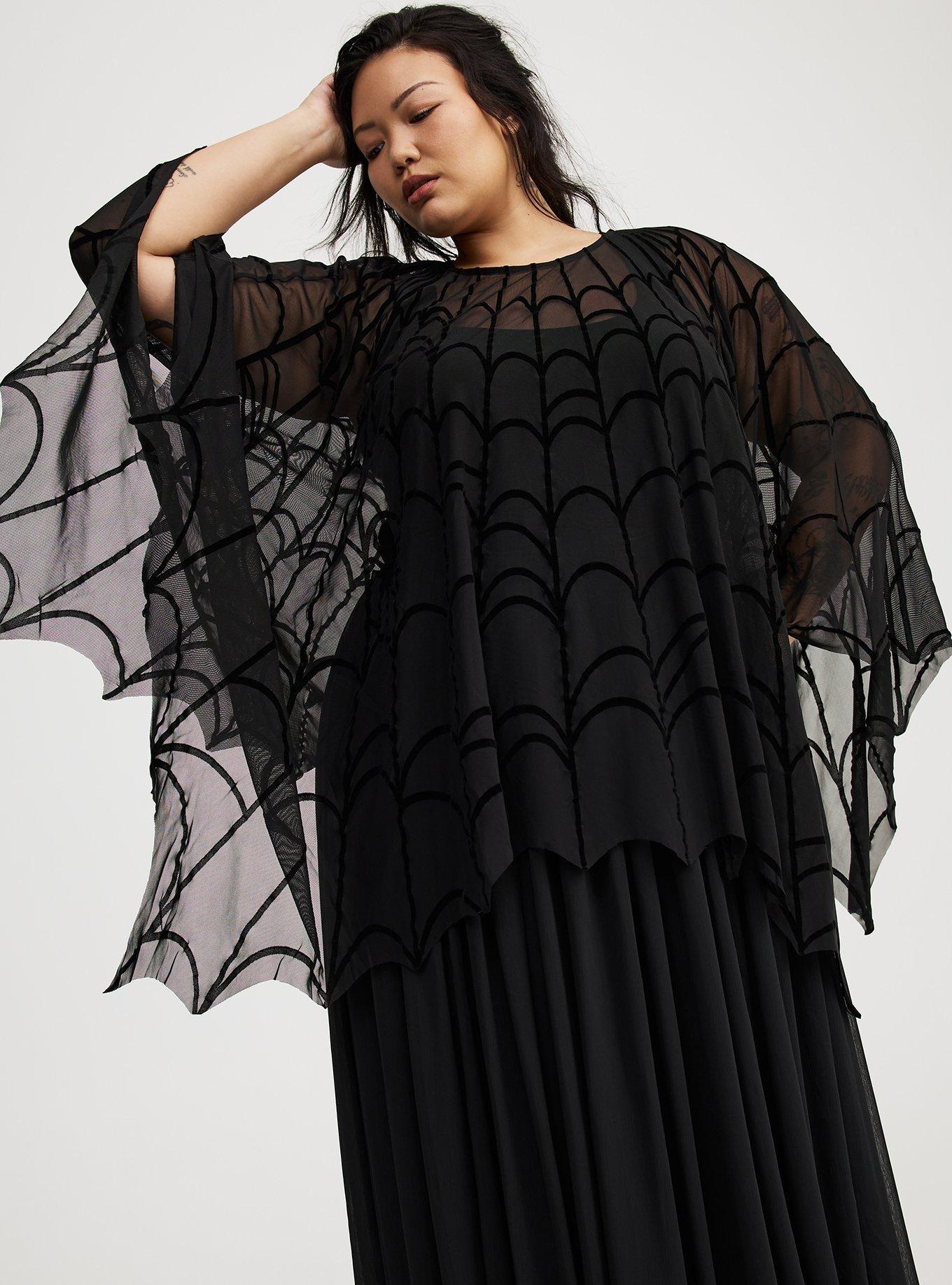 Spiderweb Mesh Poncho