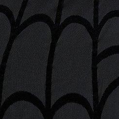 Plus Size Spiderweb Mesh Poncho, DEEP BLACK, swatch