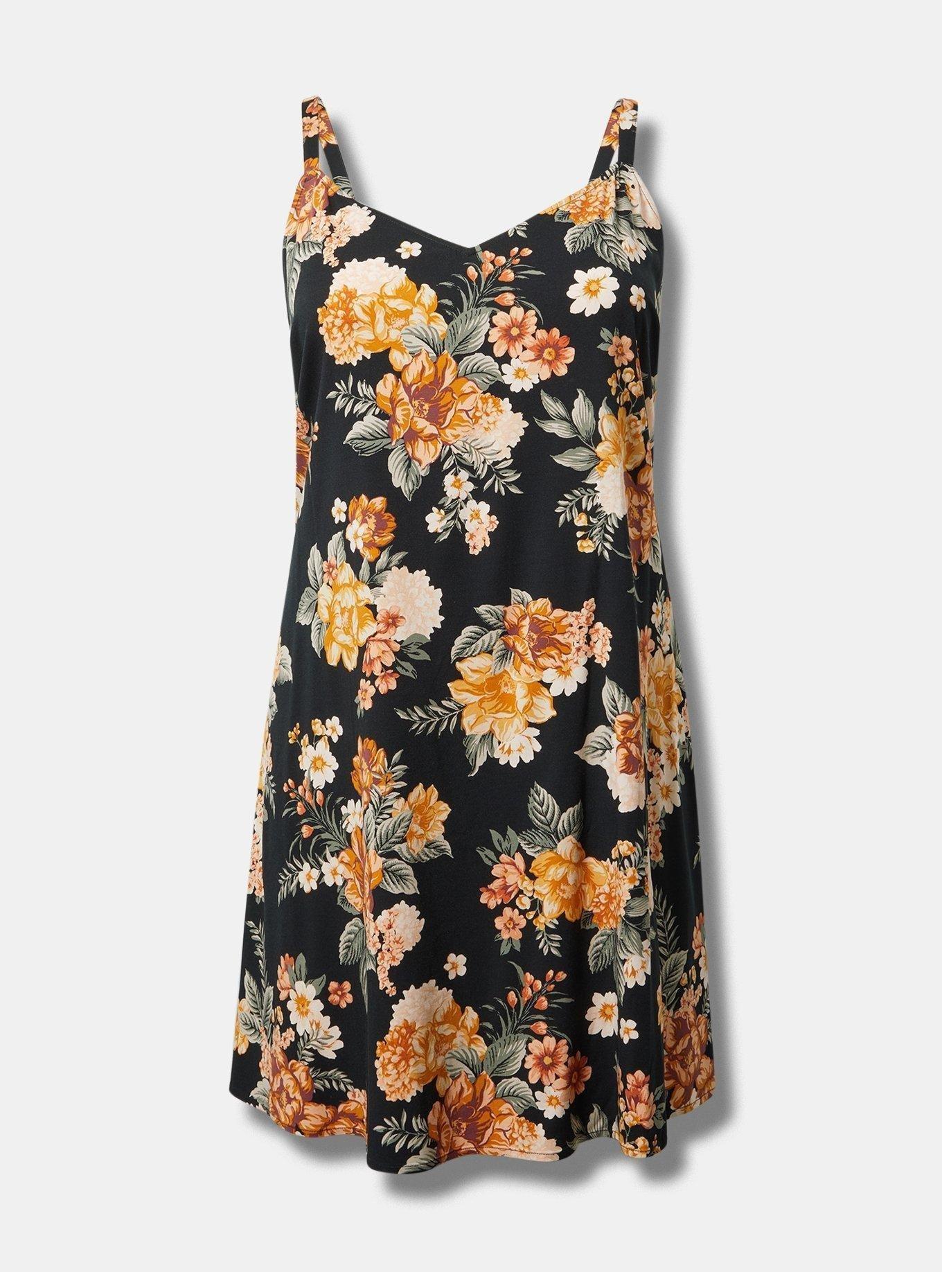 Mini Challis Slip Dress