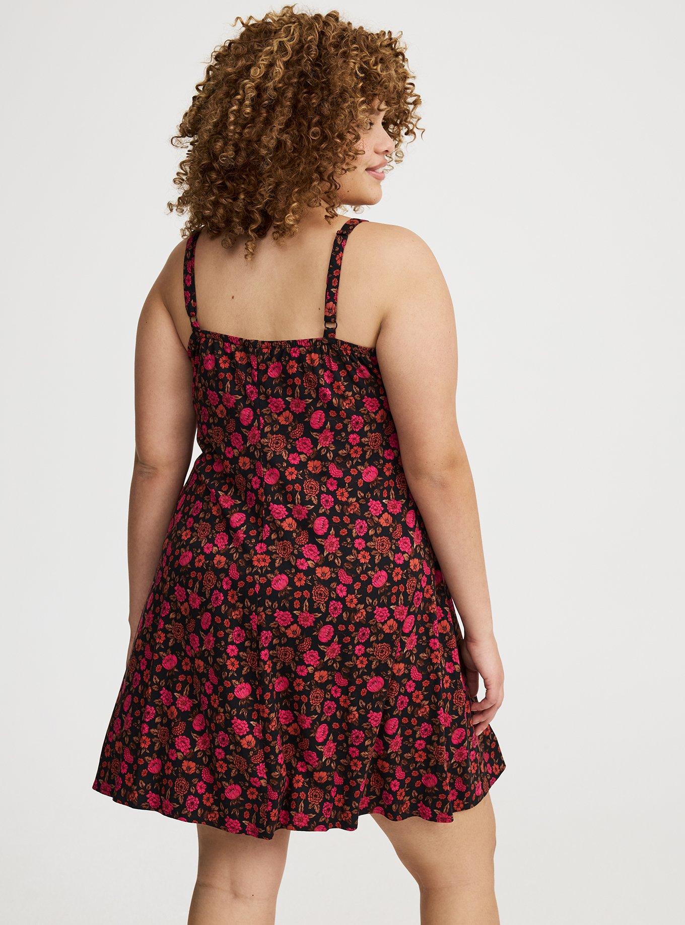 Mini Challis Slip Dress