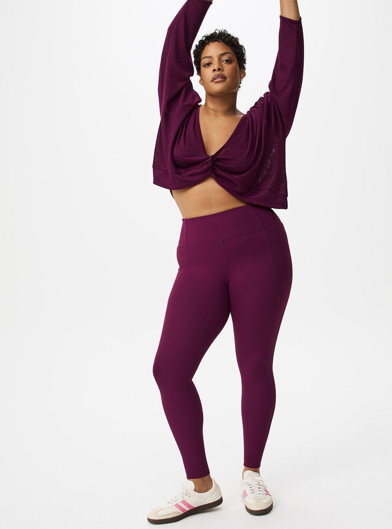 Performance Rib Full Length Active Legging