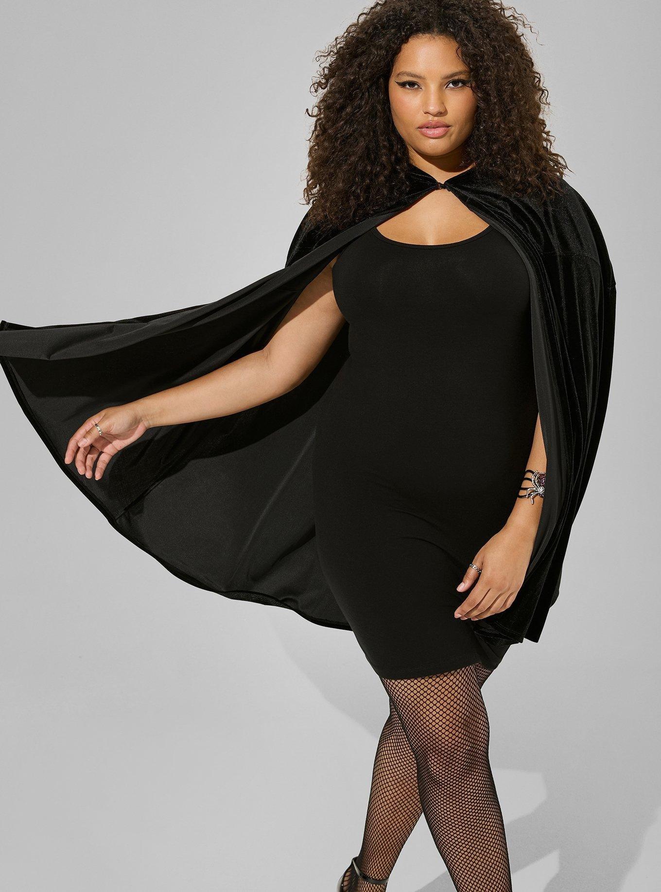 Hooded Cloak, DEEP BLACK, alternate