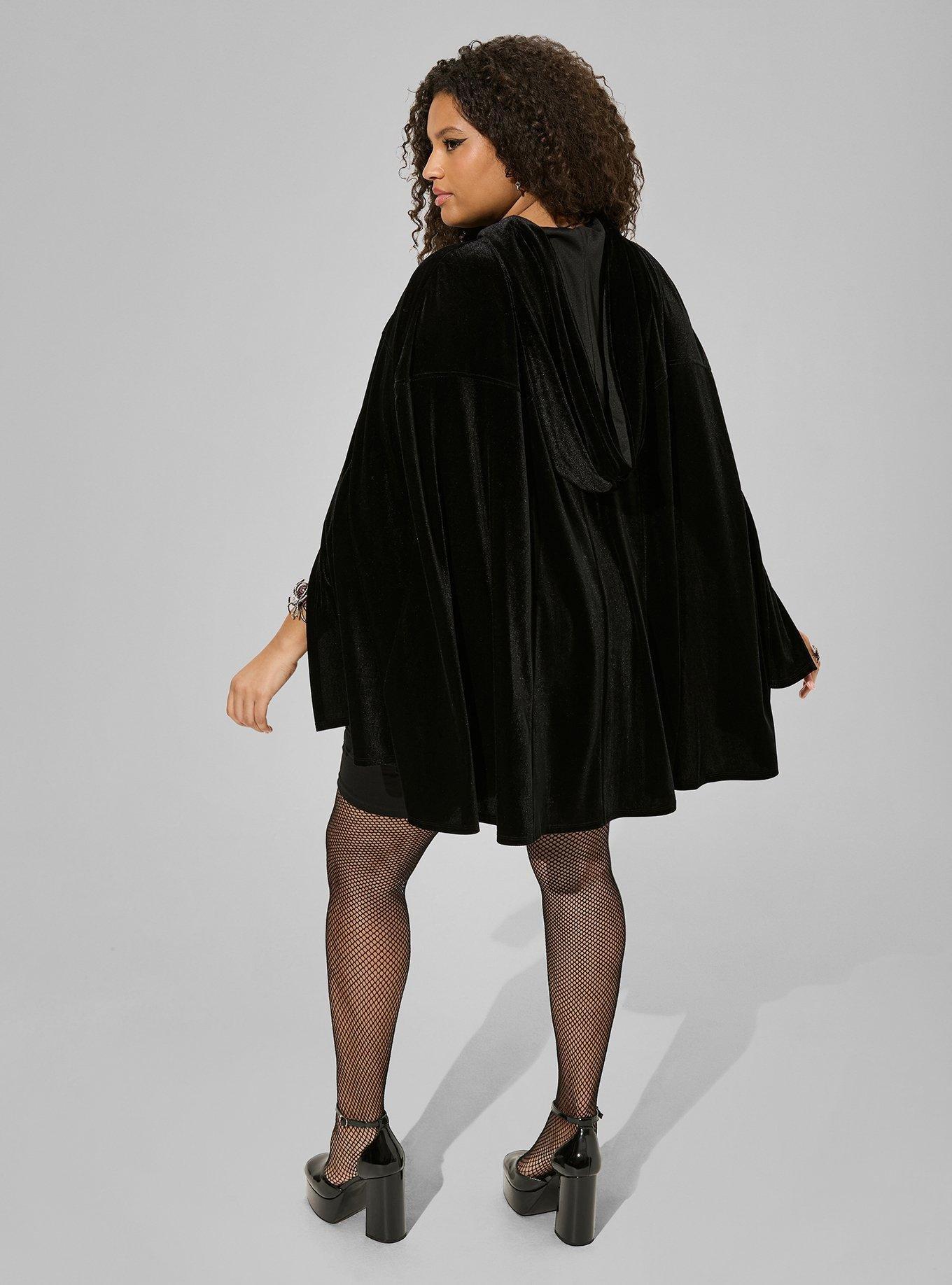 Hooded Cloak, DEEP BLACK, alternate