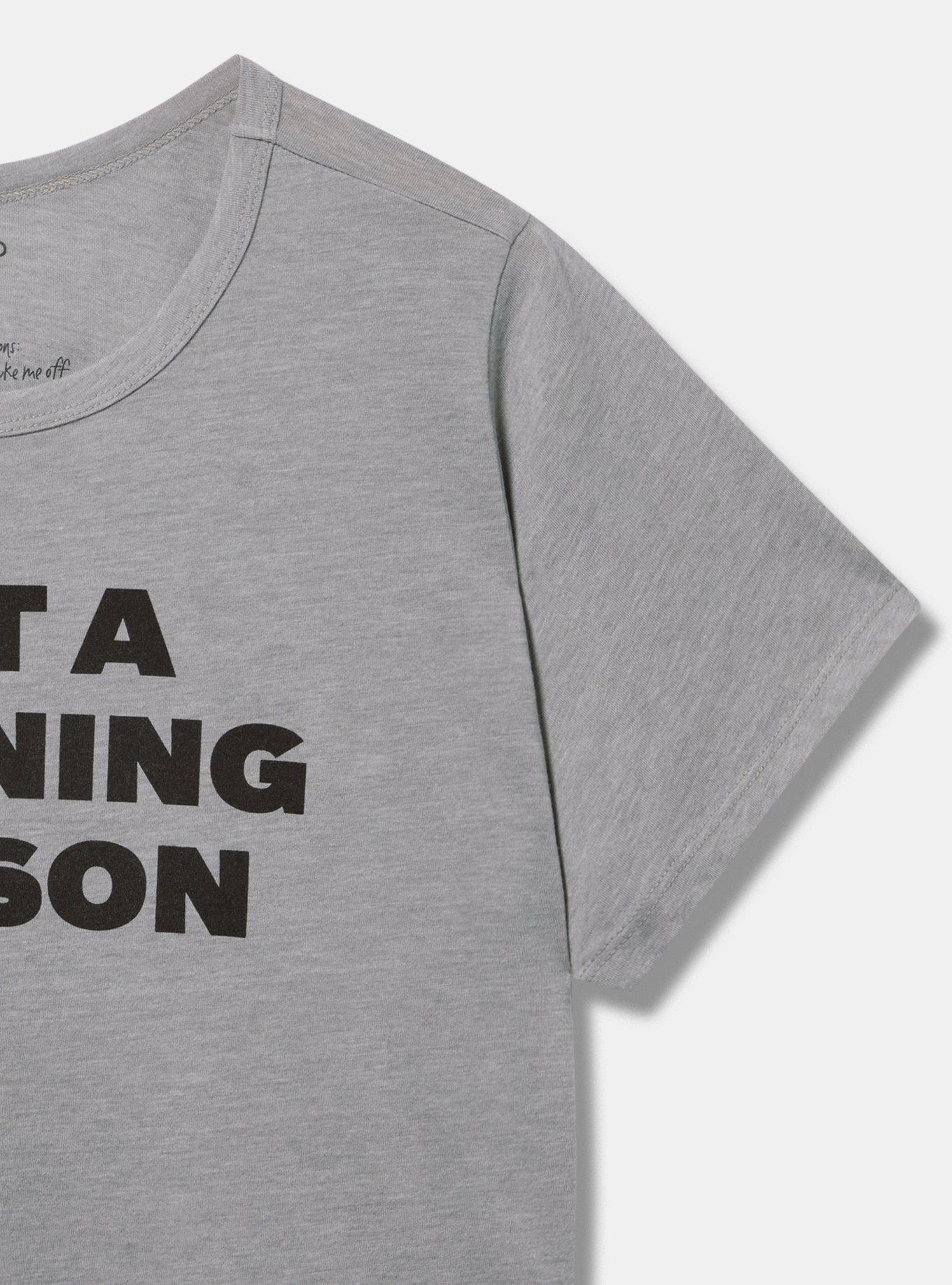 Morning Person Classic Fit Signature Jersey Crew Tee