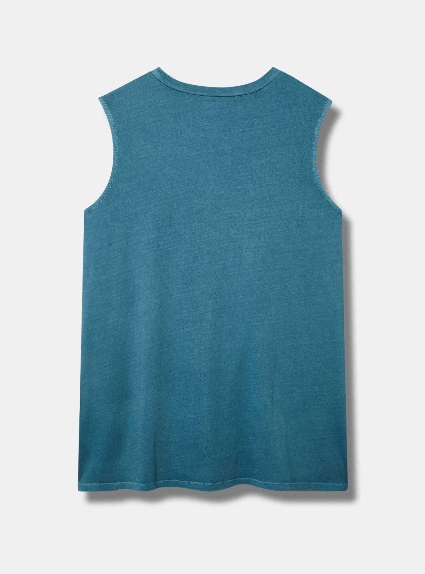 Luna Relax Fit Cotton Crew Tank