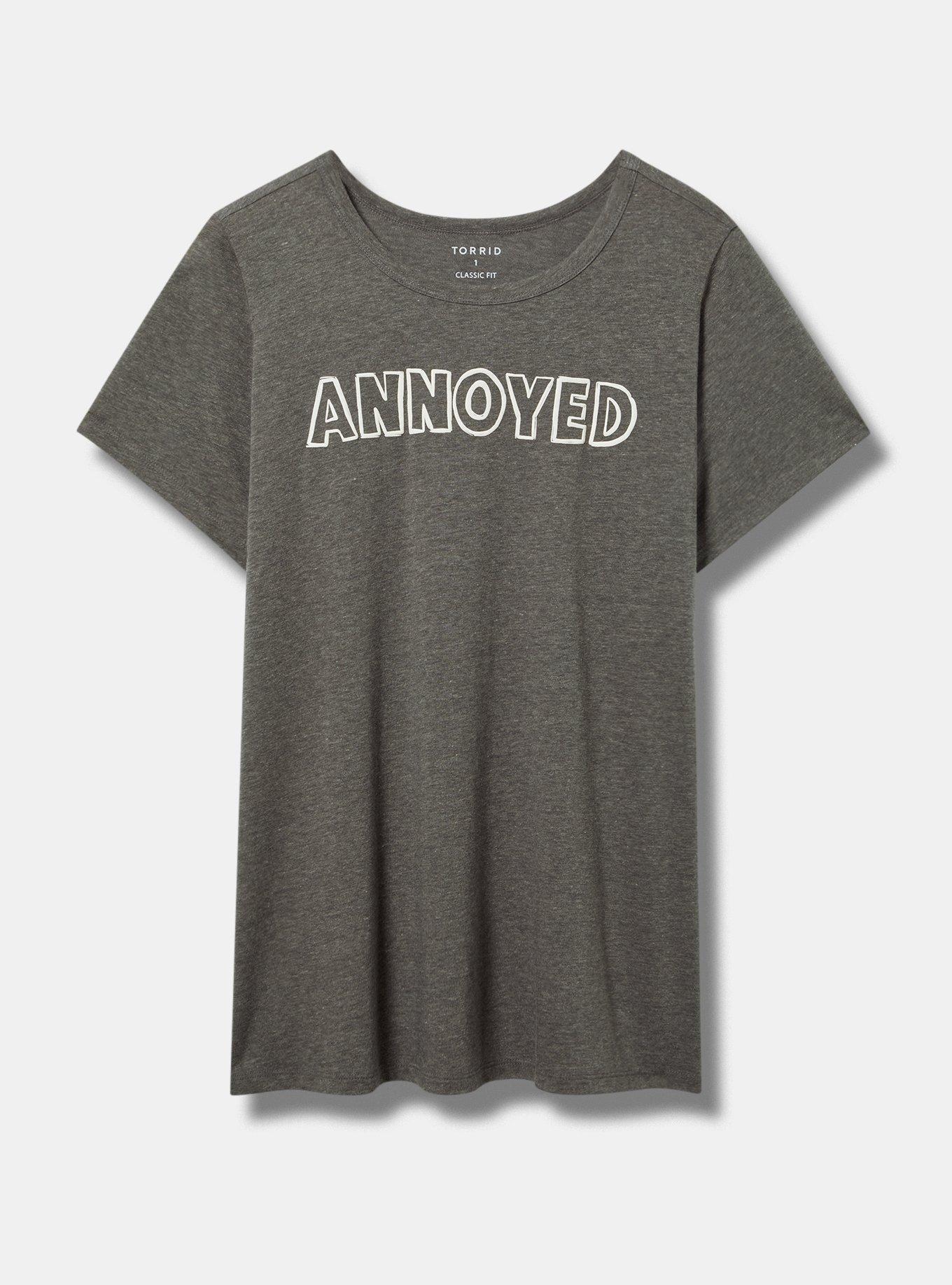 Annoyed Classic Fit Signature Jersey Crew Tee