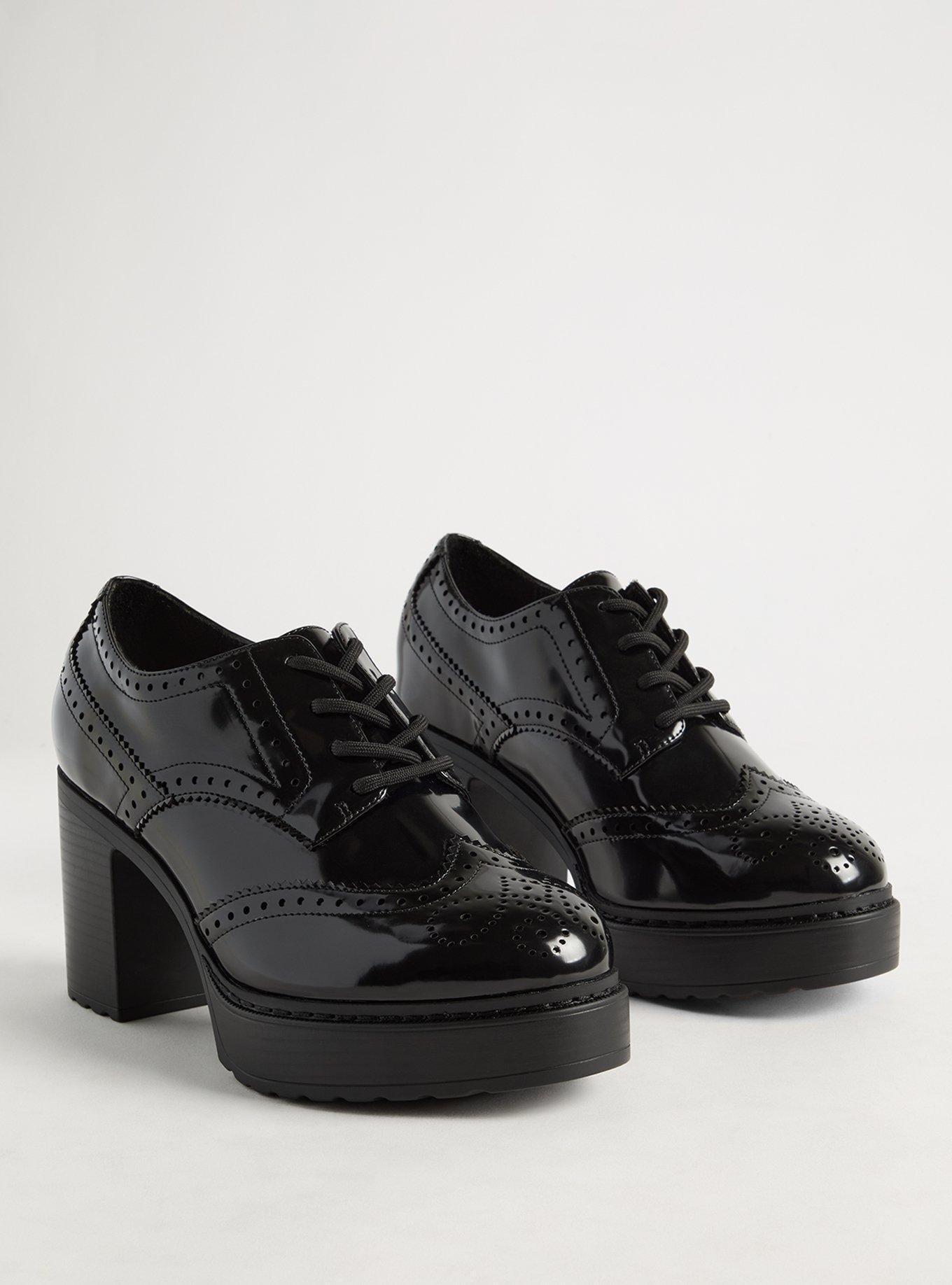 Heeled Lace-Up Oxford (WW