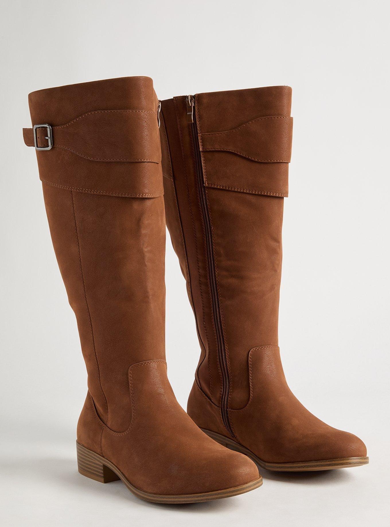 Side Buckle Knee Boot (WW)