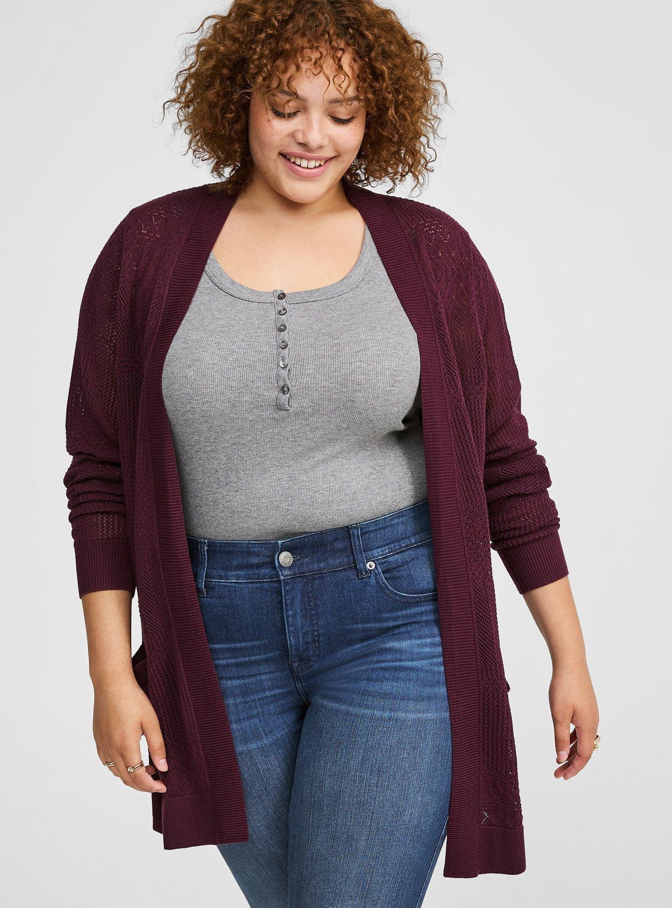 Plus size shrugs and cardigans best sale