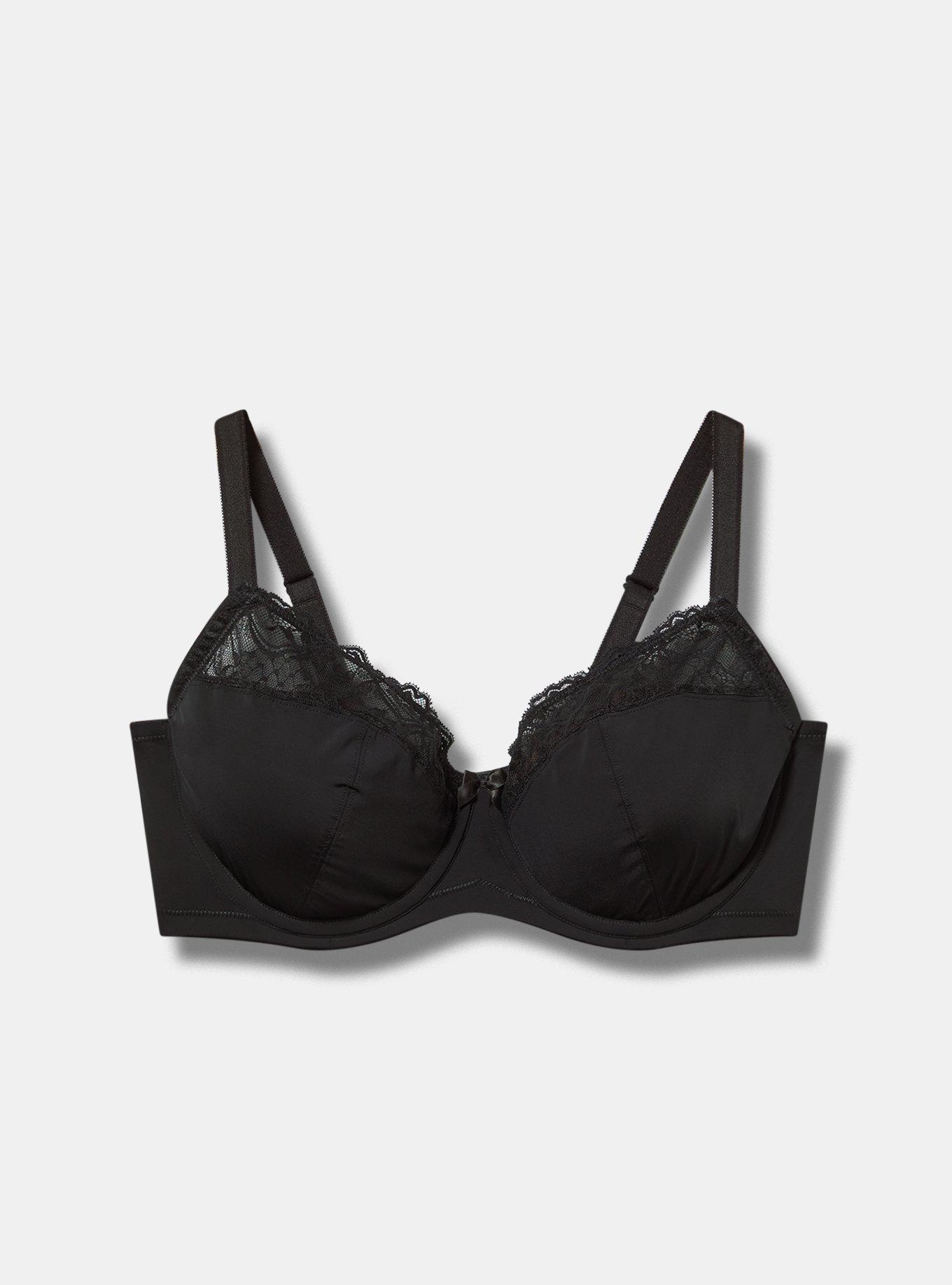 Full Coverage Unlined Bombshell Lace Straight Back Bra