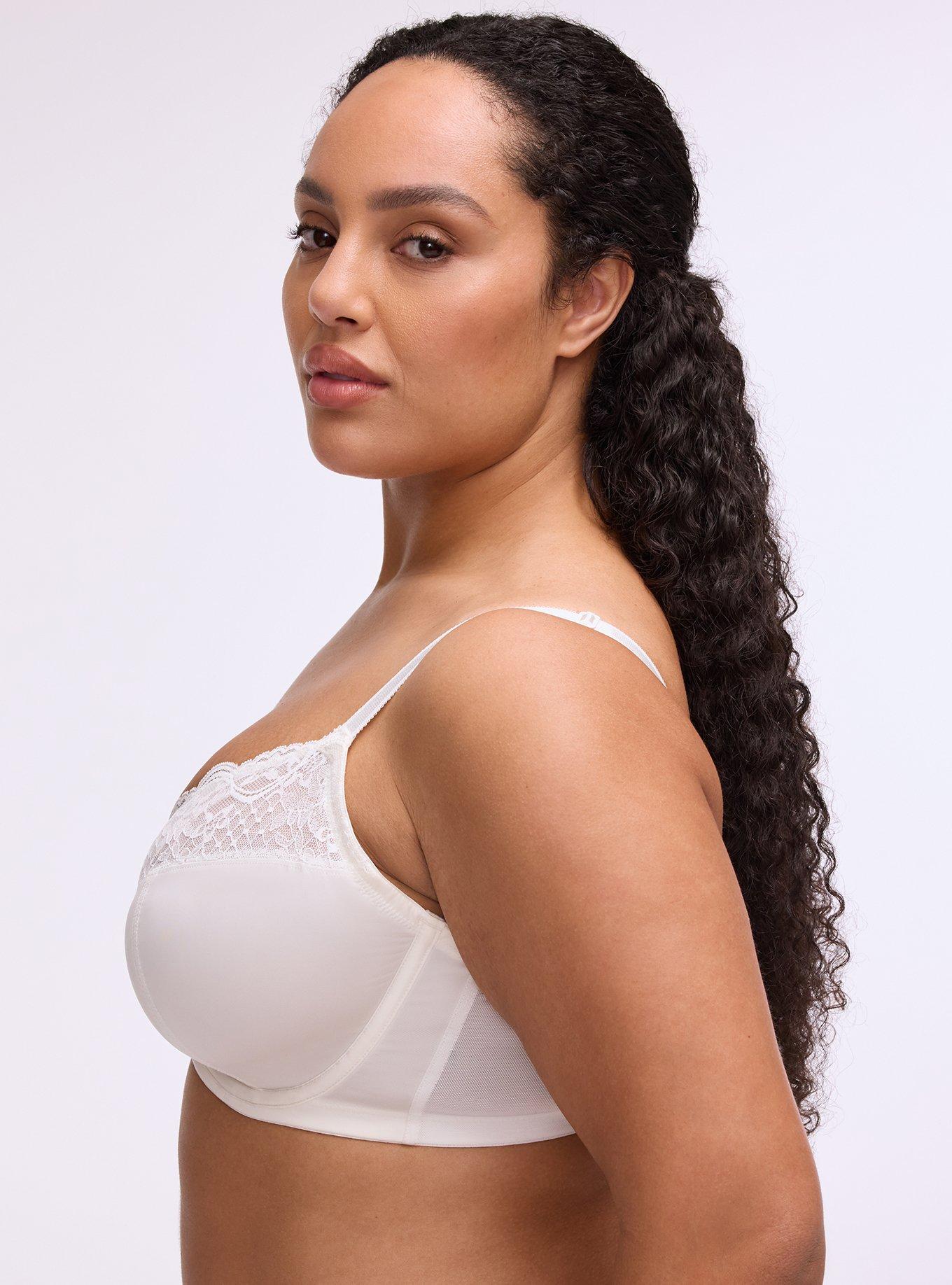 Full-Coverage Unlined Bra, CLOUD DANCER, alternate