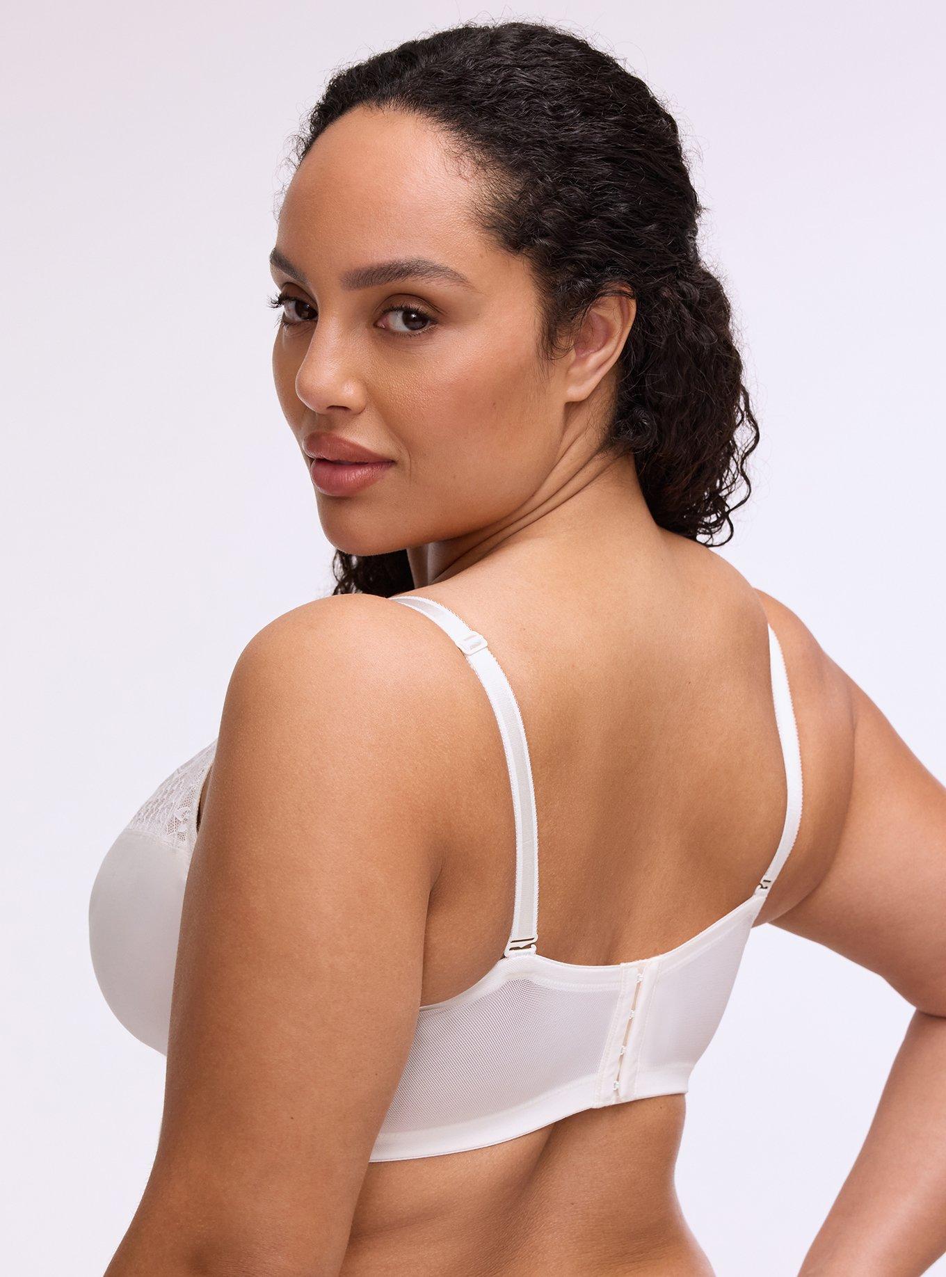 Full-Coverage Unlined Bra, CLOUD DANCER, alternate