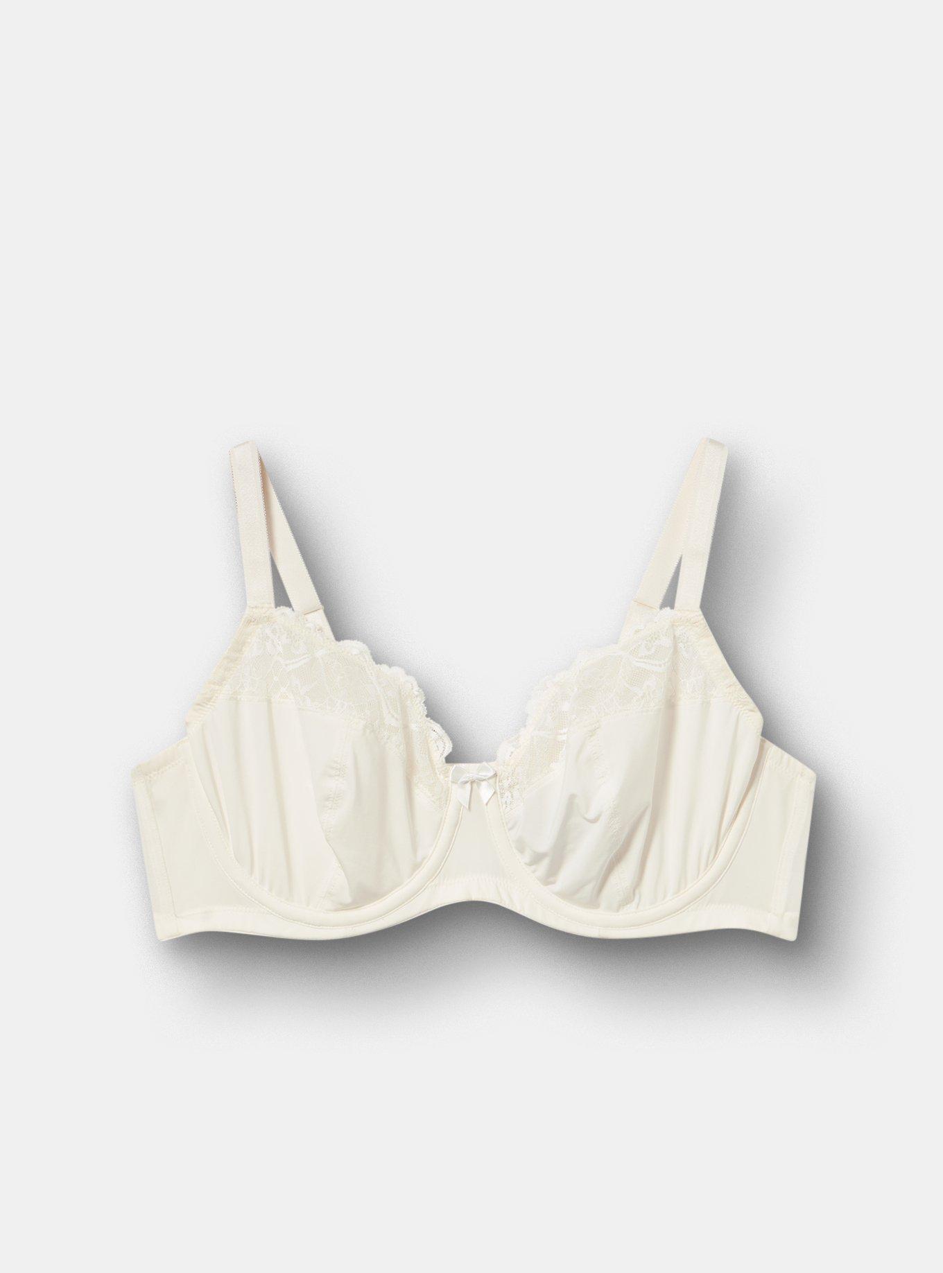 Full-Coverage Unlined Bra, CLOUD DANCER, hi-res