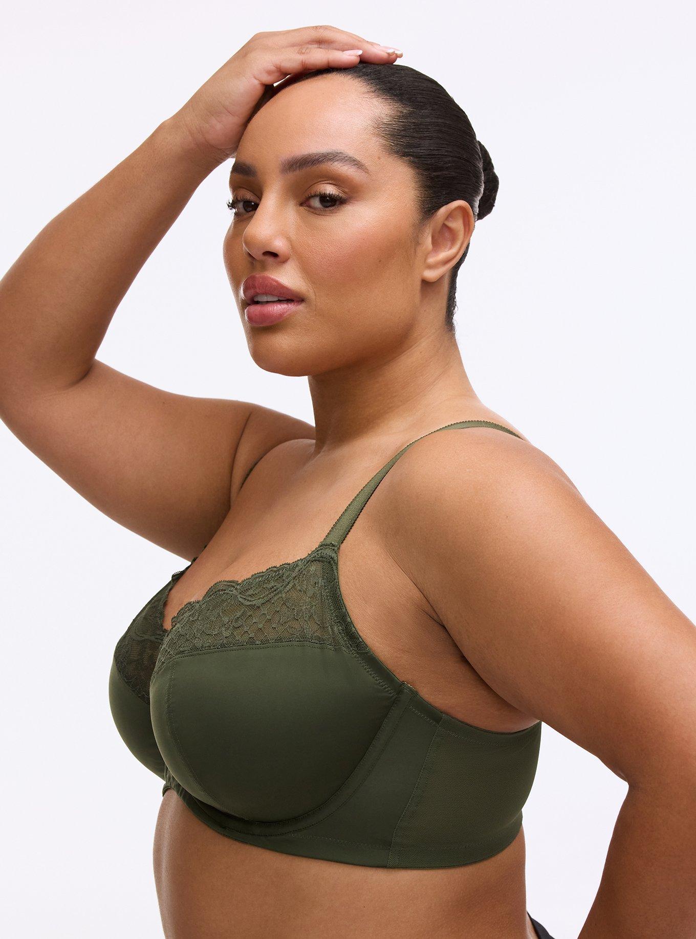 Full Coverage Unlined Bra, DEEP DEPTHS, alternate