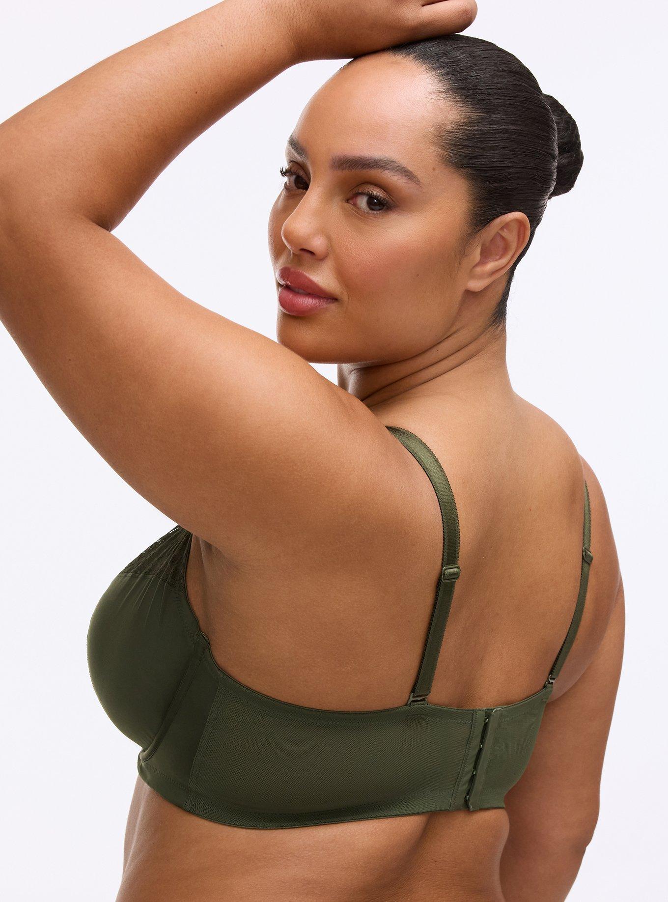 Full Coverage Unlined Bra, DEEP DEPTHS, alternate