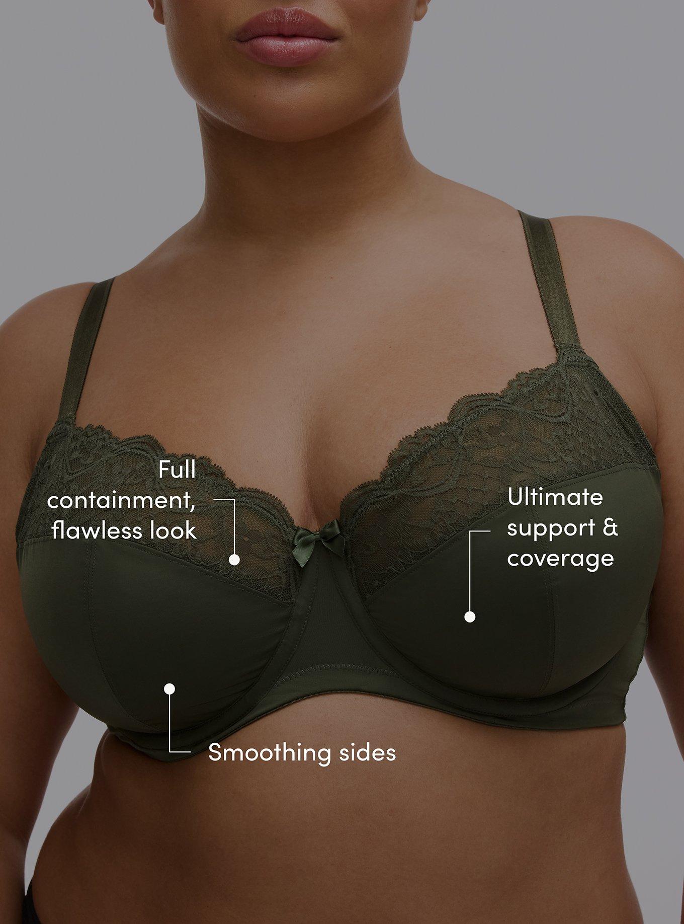 Full Coverage Unlined Bra, DEEP DEPTHS, alternate