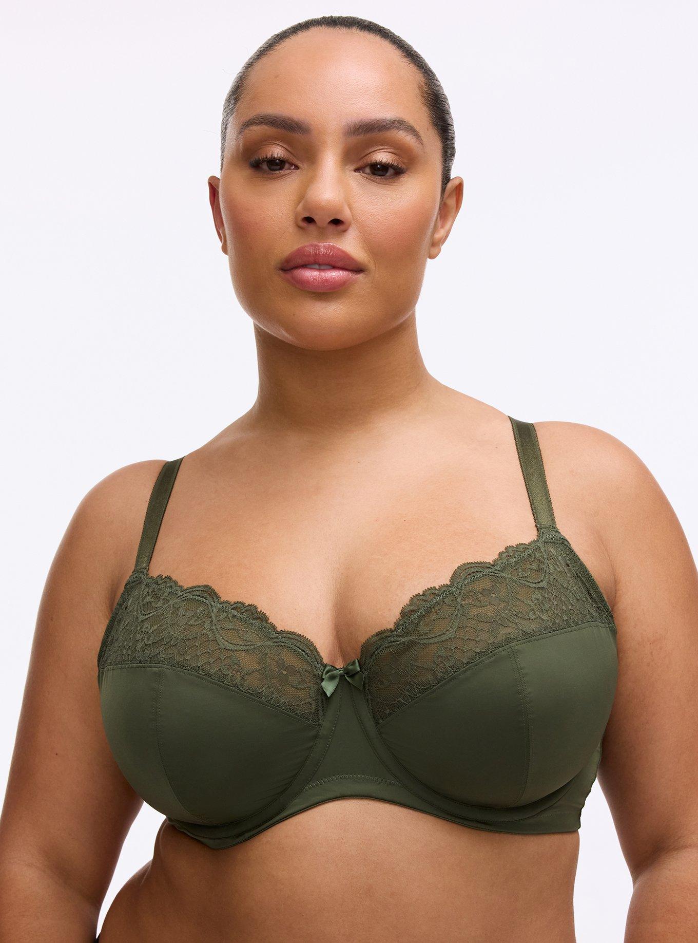 Full Coverage Unlined Bra, DEEP DEPTHS, hi-res