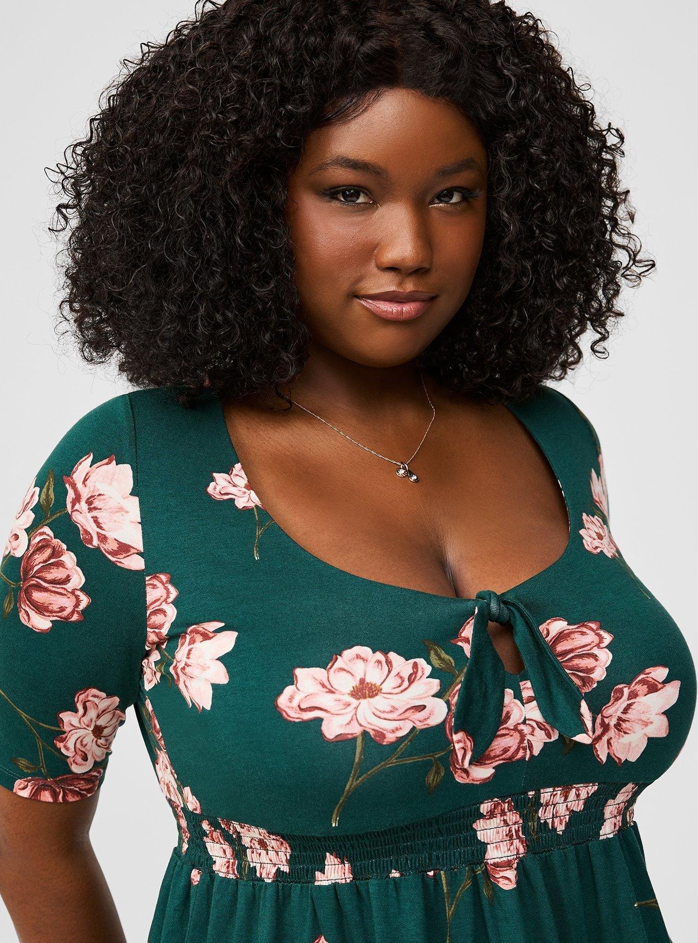 Tie Front Babydoll Top