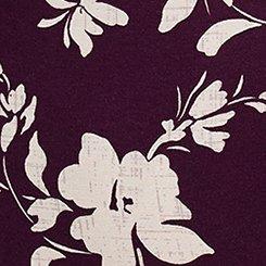 Tie Front Babydoll Top, KAINA FLORAL WINTER BLOOM, swatch