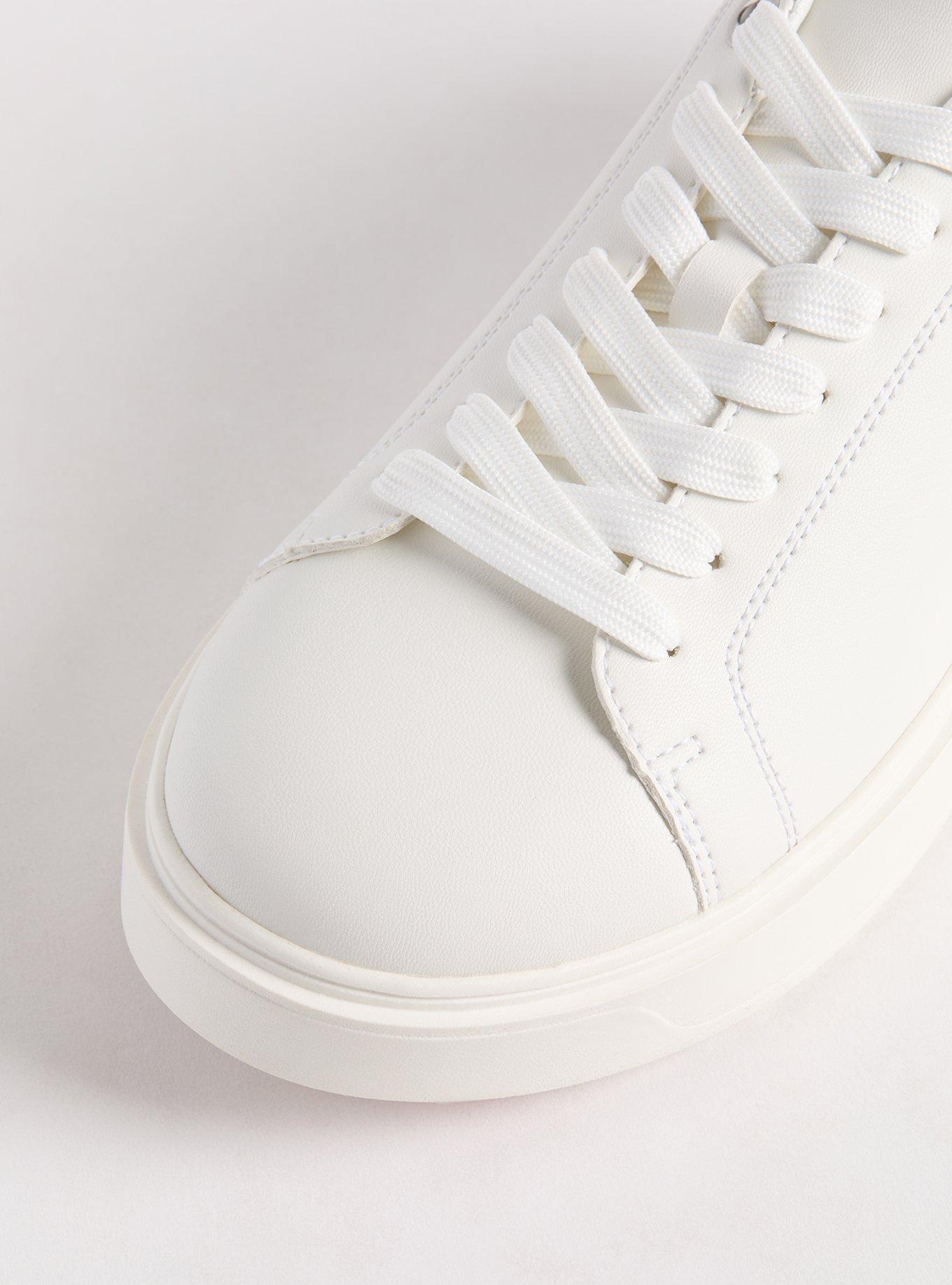 Embellished Lace-Up Sneaker (WW), WHITE, alternate