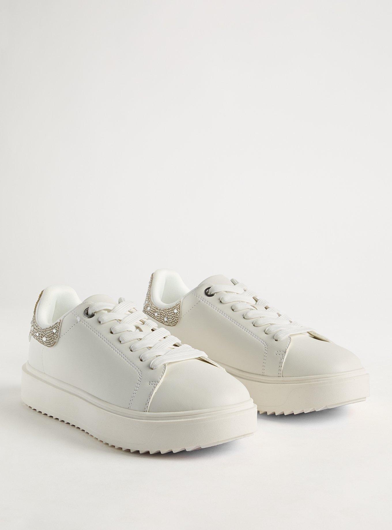 Embellished Lace-Up Sneaker (WW)