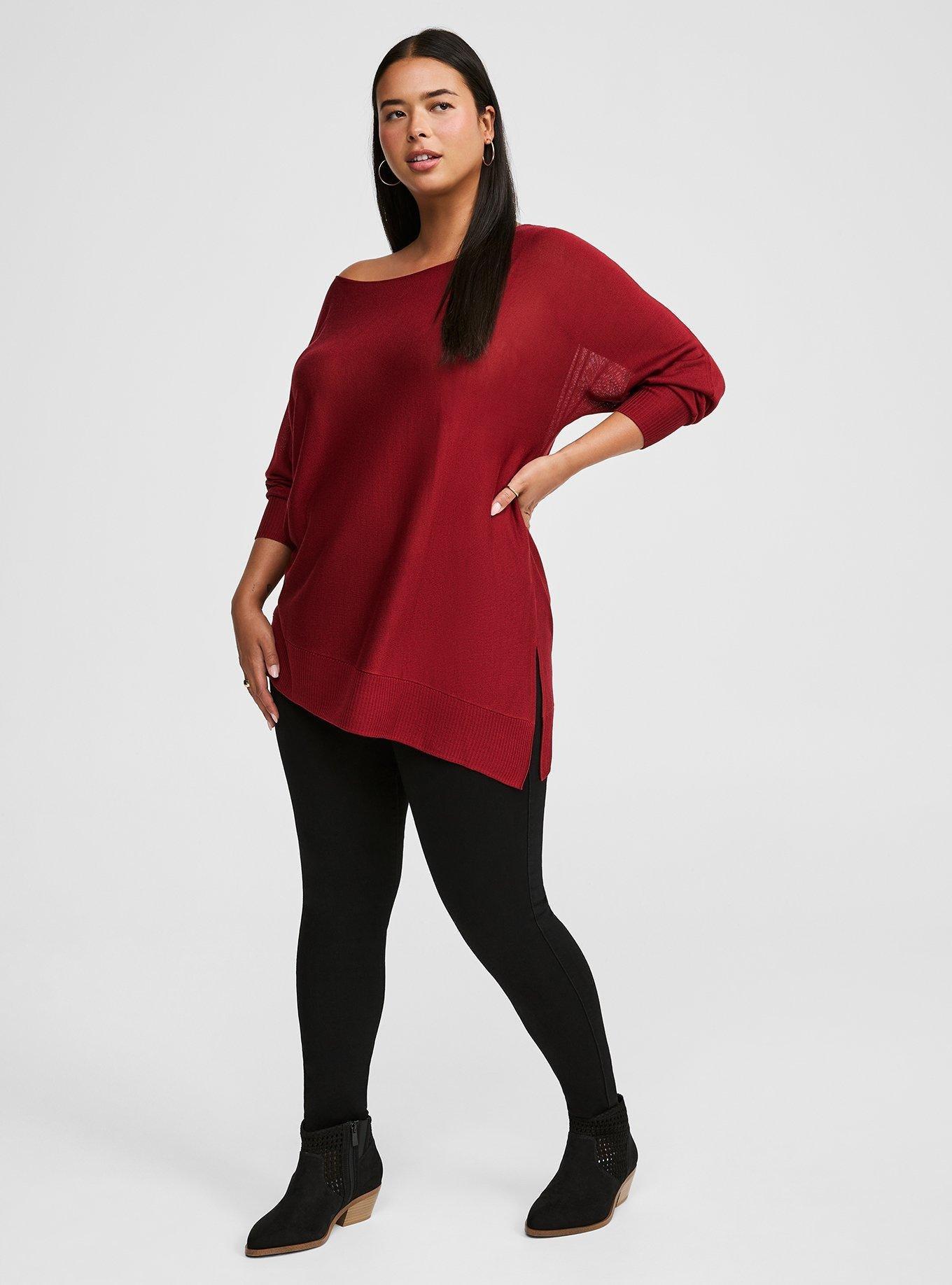 Tissue Weight Asymmetrical Sweater