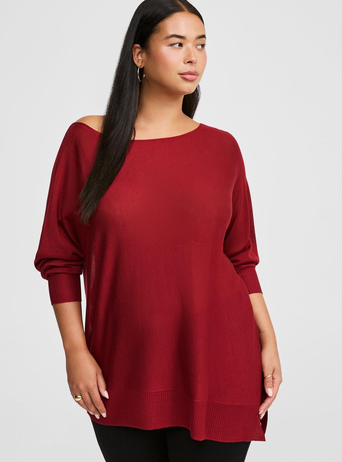 Tissue Weight Asymmetrical Sweater