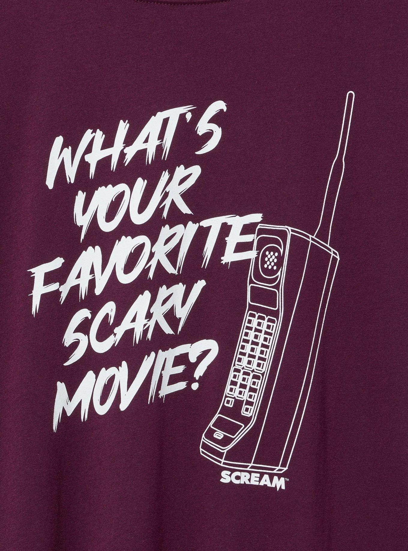 Scream Phone Classic Fit Cotton Crew Tee, POTENT PURPLE, alternate