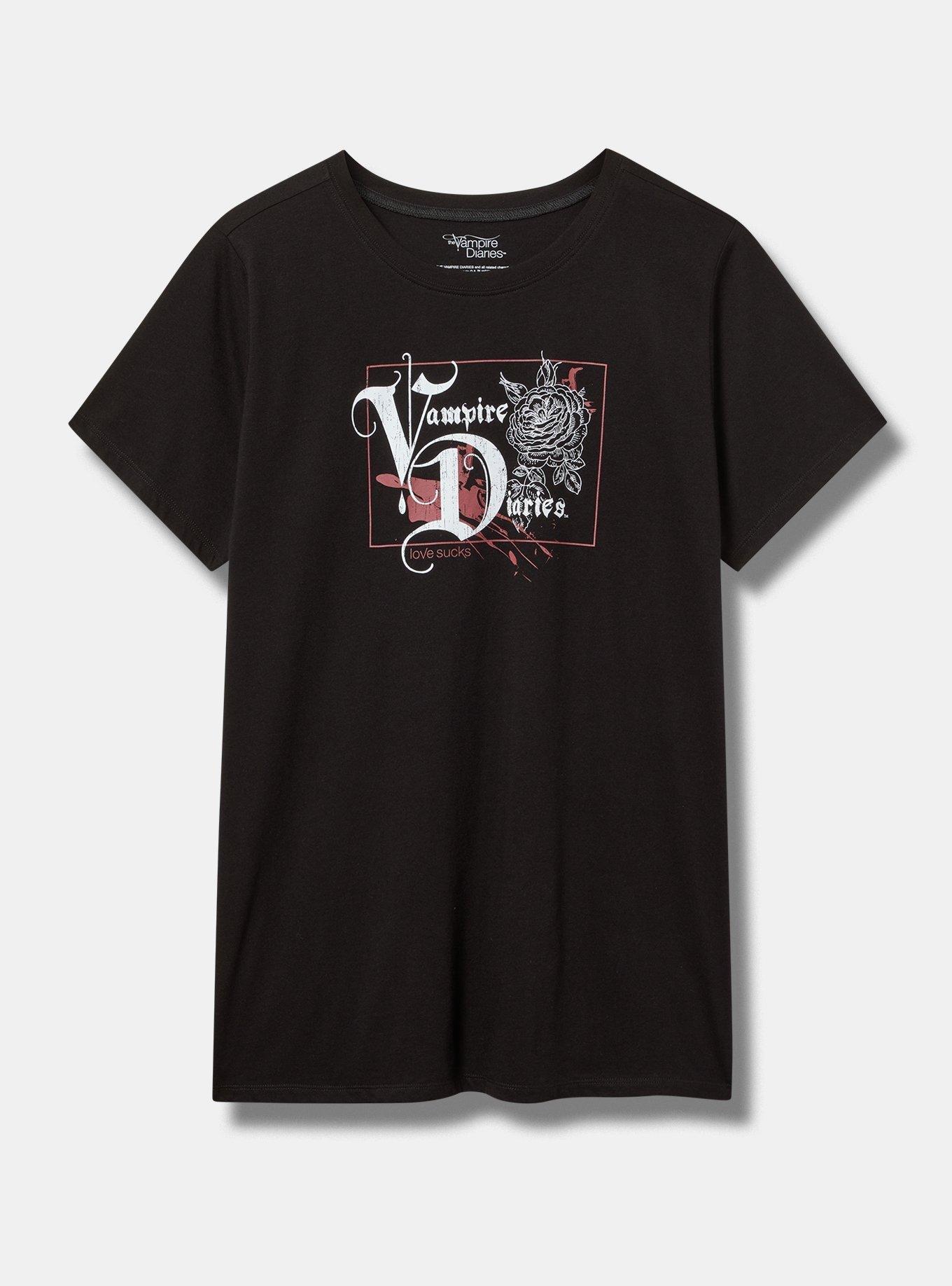 Vampire Diaries Classic Fit Cotton Crew Tee