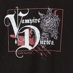 Vampire Diaries Classic Fit Cotton Crew Tee, DEEP BLACK, swatch