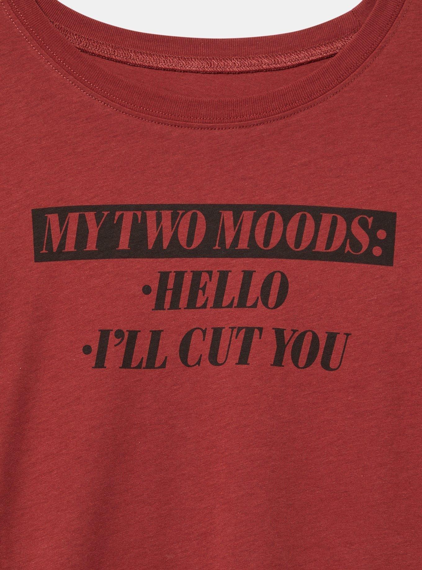 Two Moods Classic Fit Heritage Jersey Crew Tee, RED, alternate