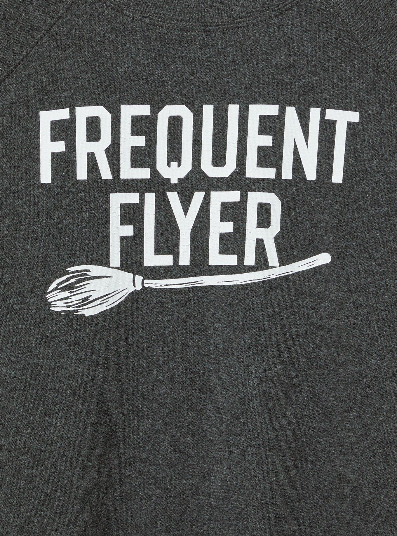 Frequent Flyer Classic Cozy Fleece Raglan Sweatshirt