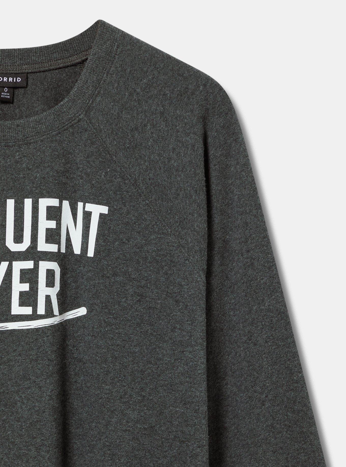 Frequent Flyer Classic Cozy Fleece Raglan Sweatshirt