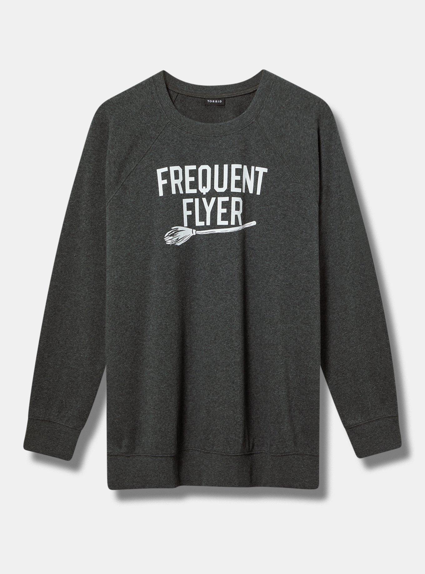 Frequent Flyer Classic Cozy Fleece Raglan Sweatshirt