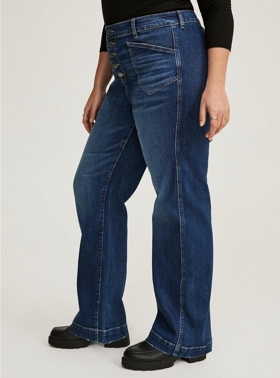 Plus Size - High-Rise Wide Leg Jean - Torrid Plus Size - High-Rise Wide Leg Jean - Torrid