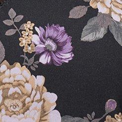 Ava Lace Trim Cami, BRENDA FLORAL BLACK, swatch