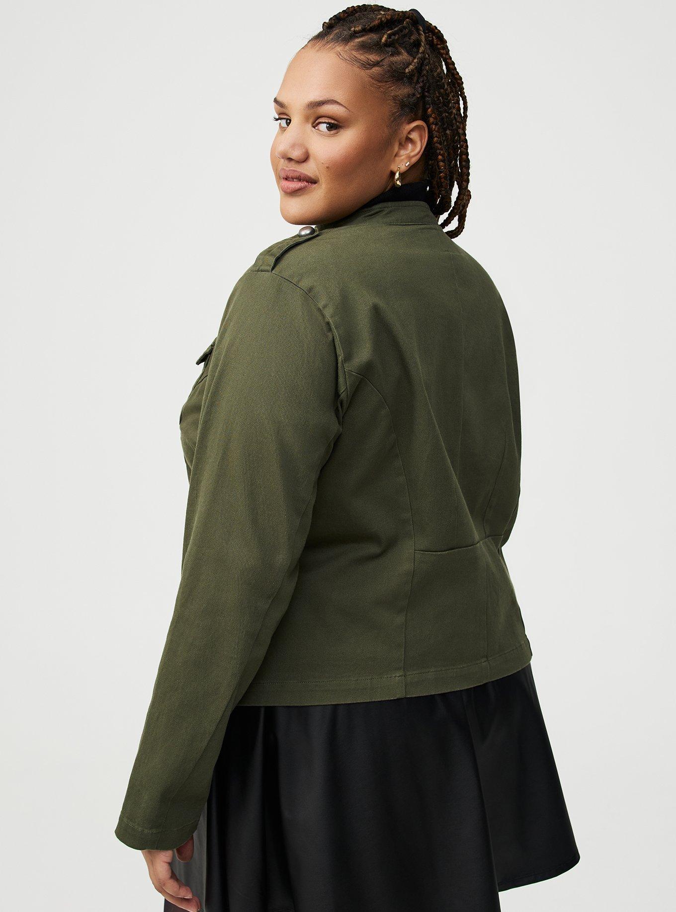 Stretch Twill Army Blazer