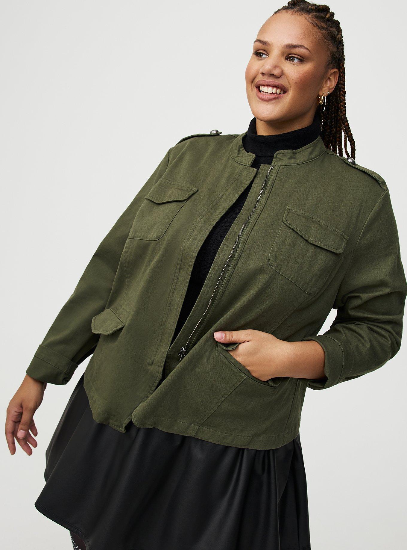 Stretch Twill Army Jacket