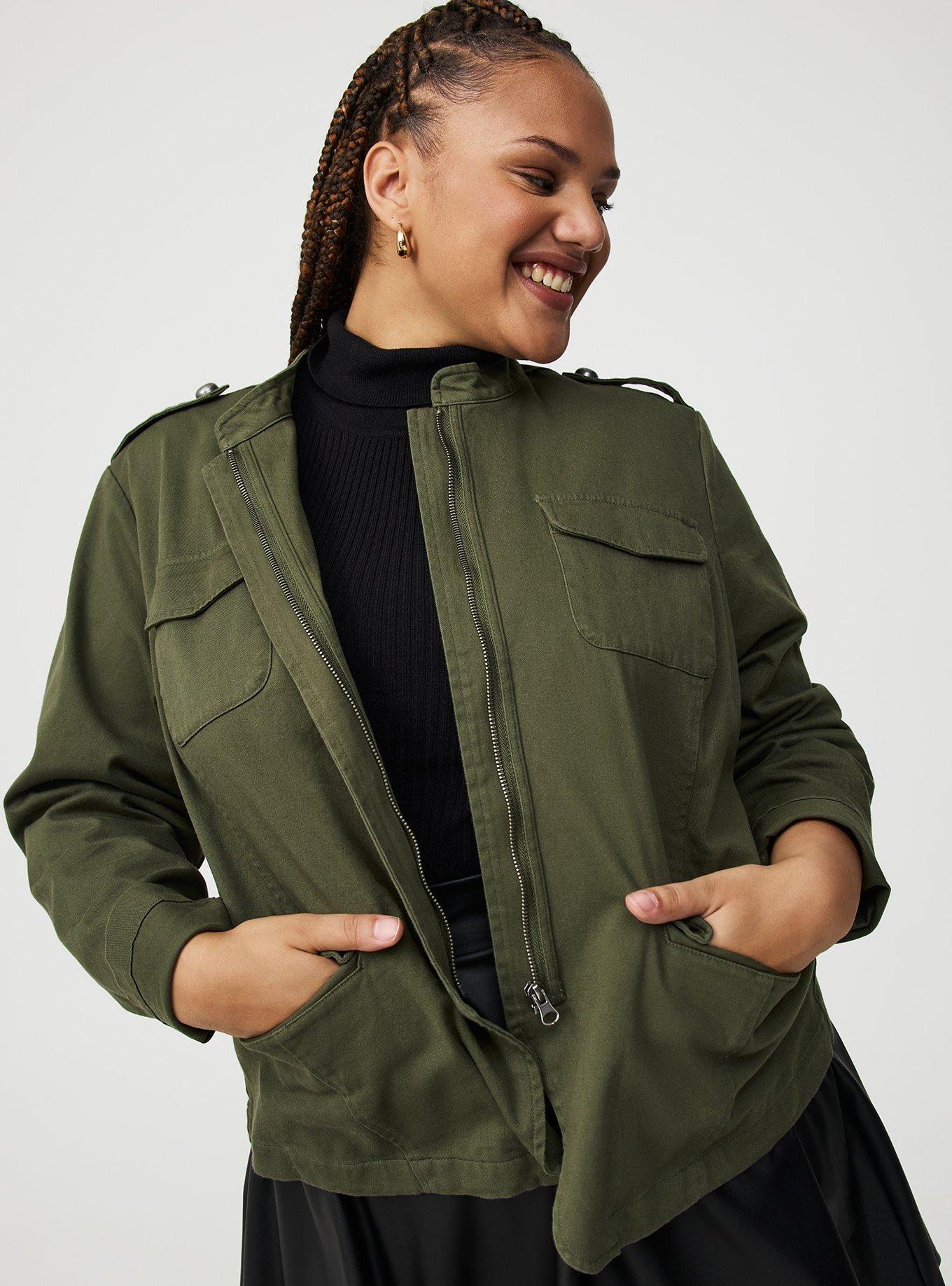 Stretch Twill Army Blazer