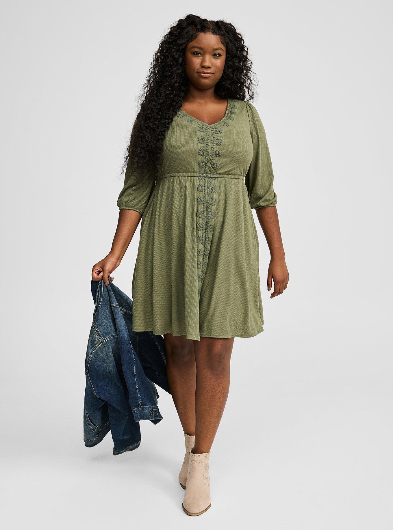Plus Size Jersey Dress