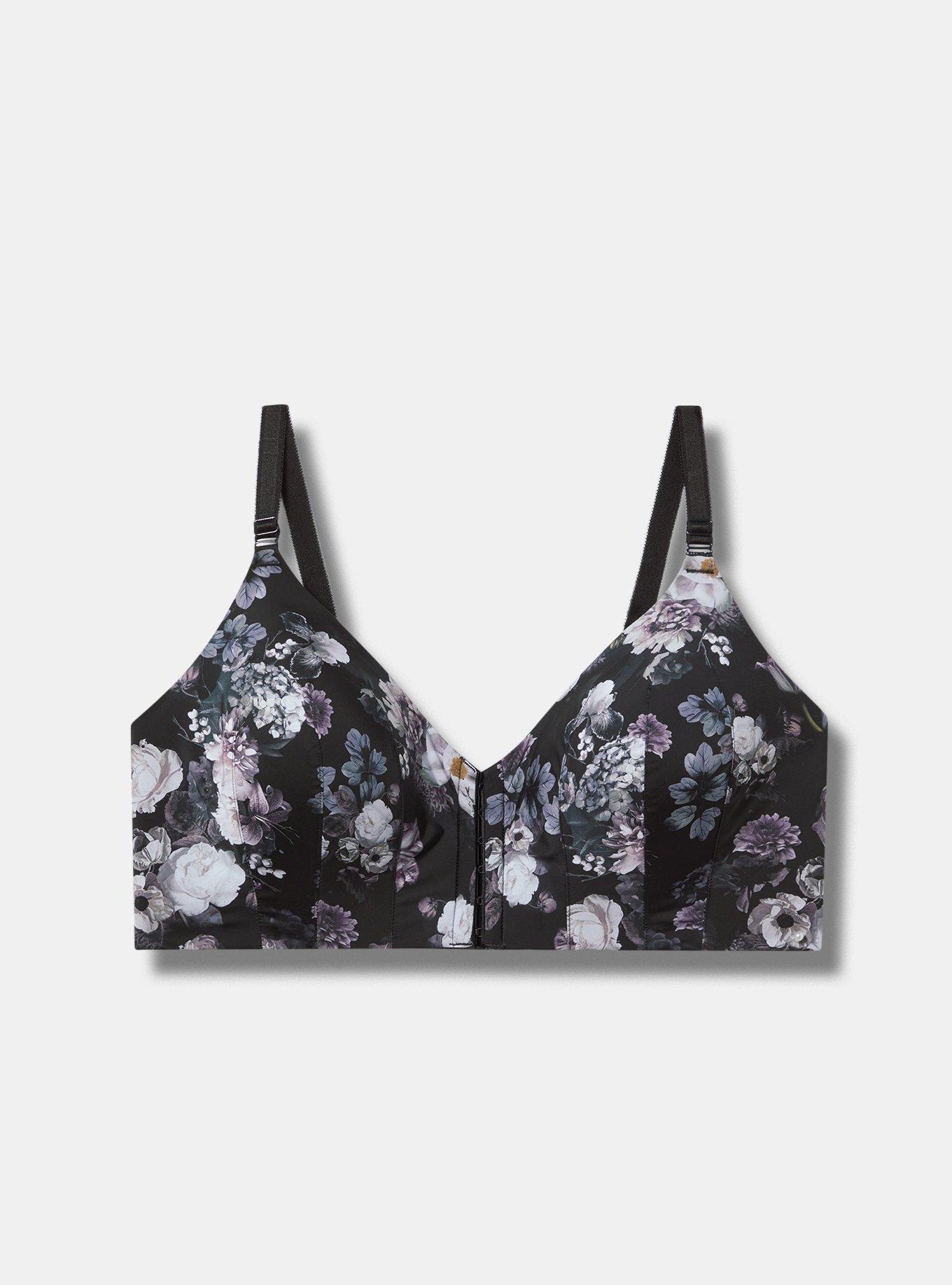 Dream Wire Free Lightly Lined Print Front Closed Bra, , flat
