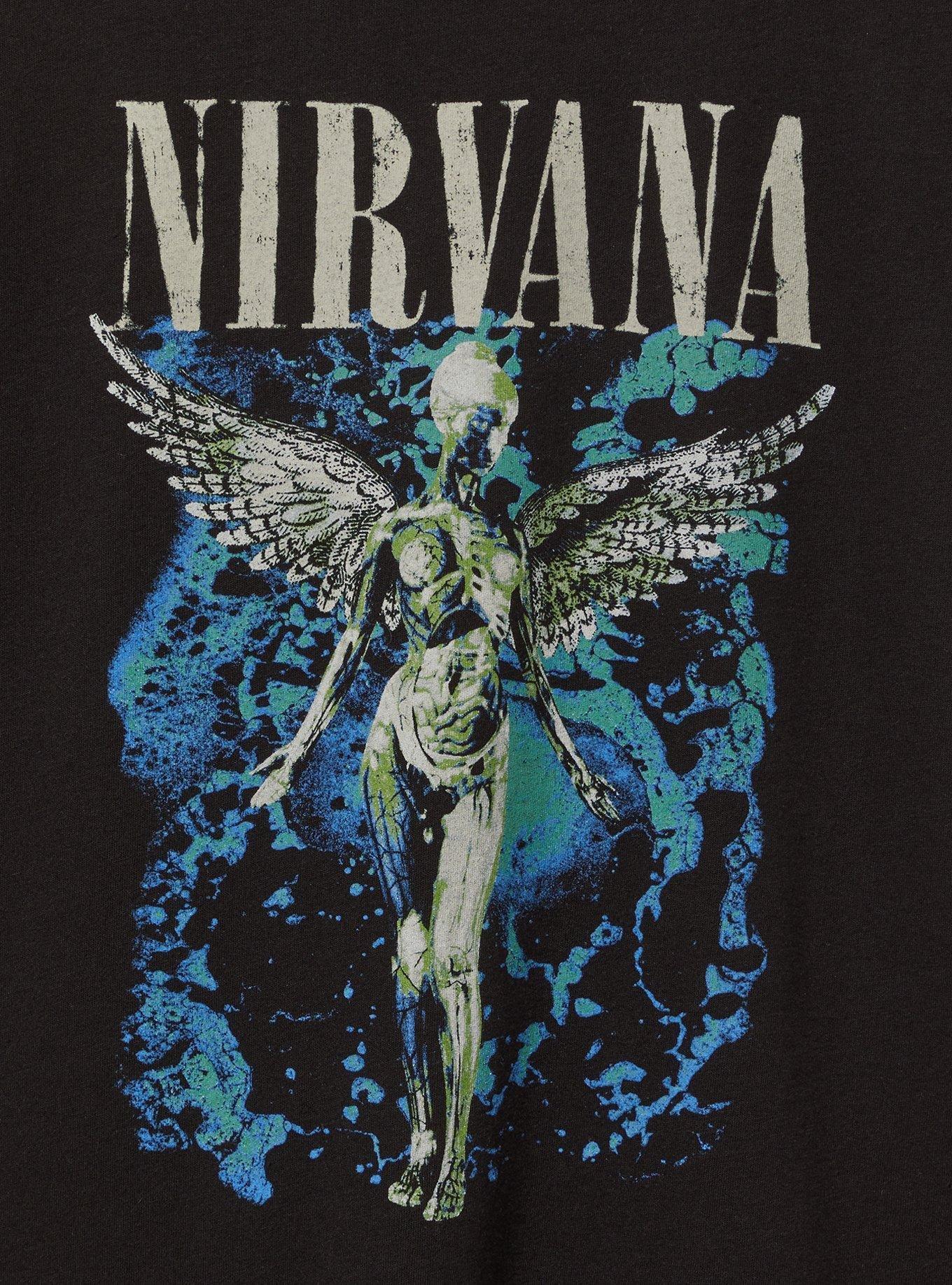 Nirvana Angel Classic Fit Cotton Crew Ttee