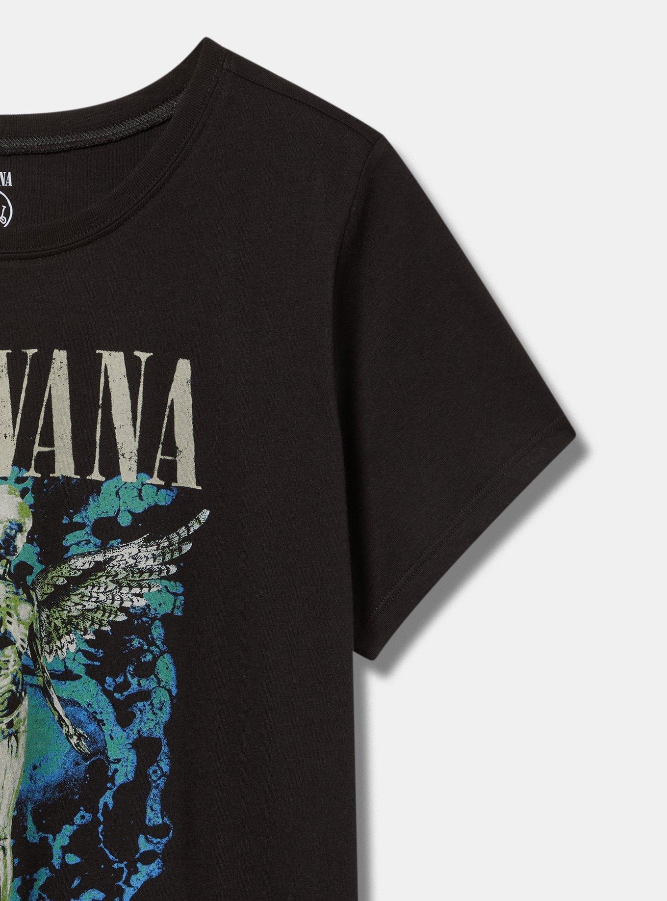 Nirvana Angel Classic Fit Cotton Crew Ttee