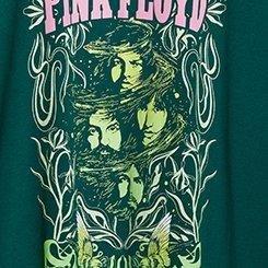 Pink Floyd Relaxed Fit Cotton Boxy Tee, BOTANICAL GARDEN, swatch