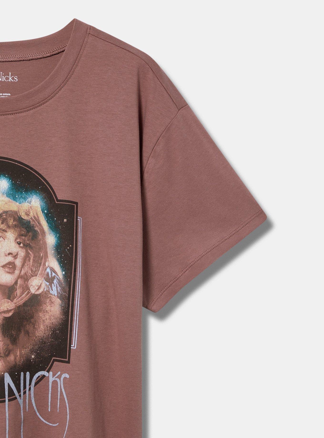 Stevie Nicks Relaxed Boxy Cotton Tee